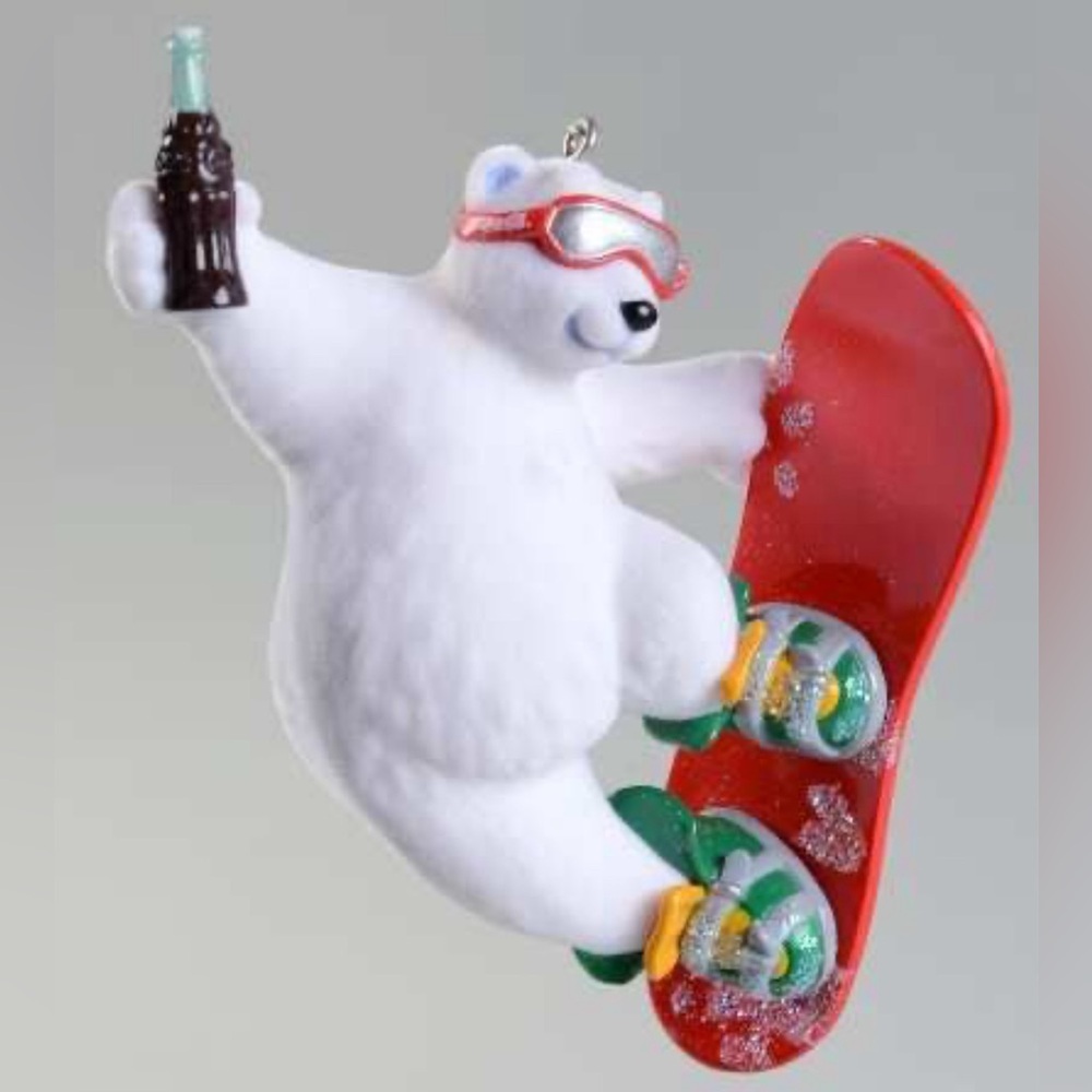2001 Coca Cola Cool Sport Polar Bear Hallmark ornament